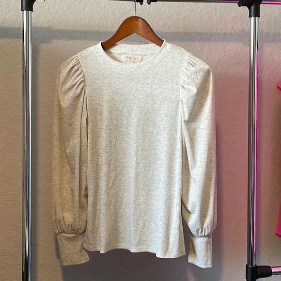 Philosophy Republic Clothing Lightning Grey Top - Small - Picture 2 of 7